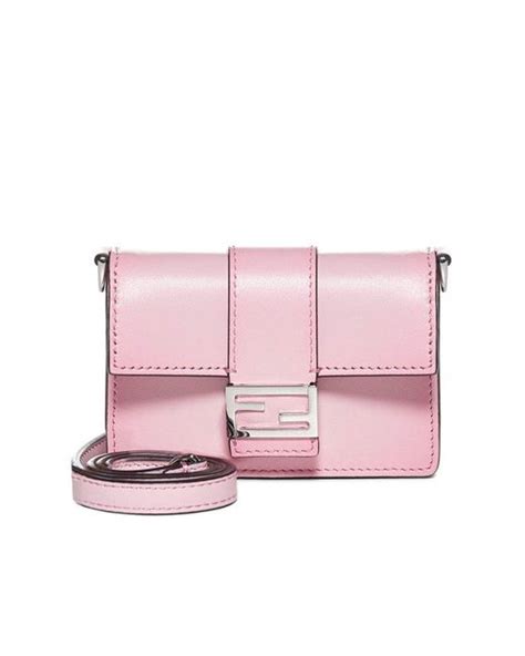 fendi fendi ff buckle micro shoulder bag|fendi bag with thick strap.